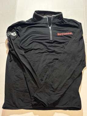 Adidas Rutgers Scarlet Knights Big Ten 1/4 Zip Pullover Size Medium